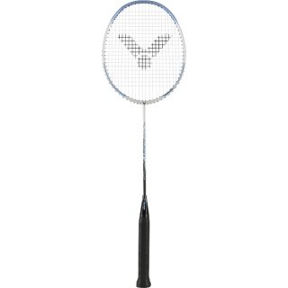 Victor Badmintonschläger Auraspeed 9 A (ausgewogen, flexibel) weiss - besaitet -