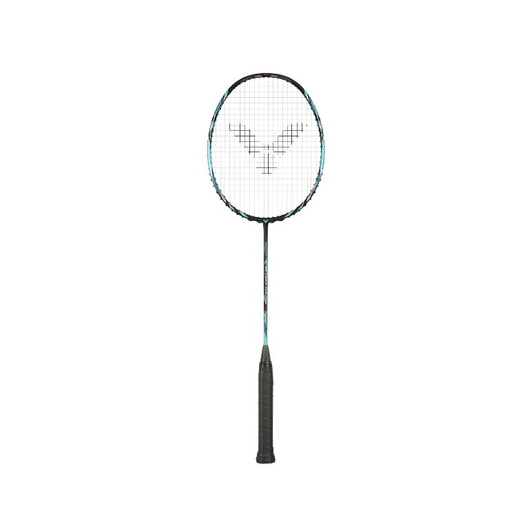 Victor Badmintonschläger ARS Light Fighter 70M (ausgewogen/mittel) skyblau - besaitet -