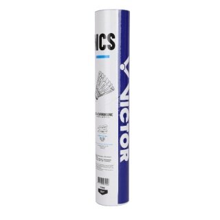 Victor Badmintonbälle NCS Carbonsonic weiss Dose 12er
