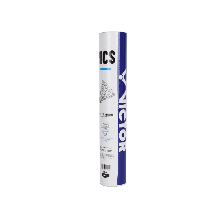 Victor Badmintonbälle NCS Carbonsonic weiss Dose 12er
