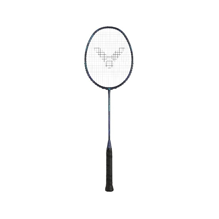 Victor Badmintonschläger Auraspeed 9100 B (ausgewogen/mittel) navyblau - besaitet -