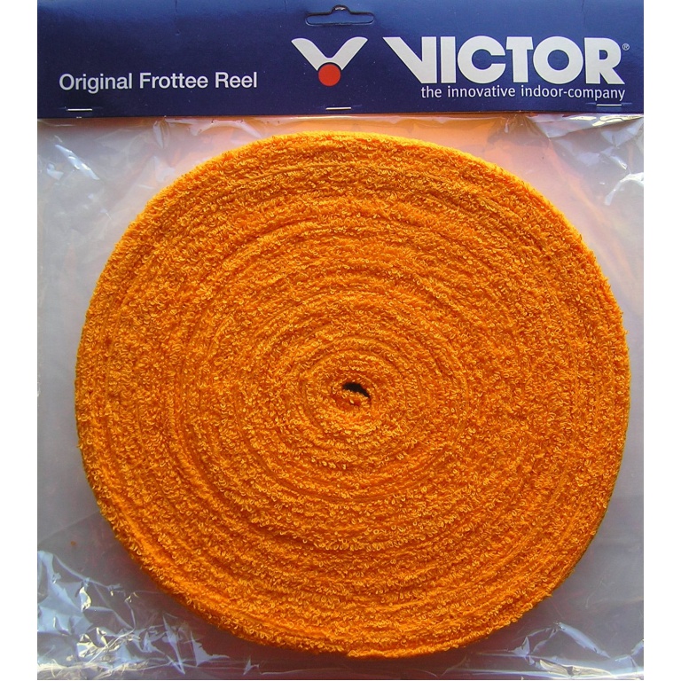 Victor Overgrip Frottee Grip (Übergriffband) orange 12m Rolle