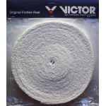 Victor Overgrip Frottee Grip (Übergriffband) weiss 12m Rolle