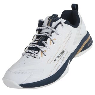Victor Hallen-Indoorschuhe A970 TD AX weiss/navyblau Herren