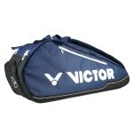 Victor Racketbag Doublethermobag 9115B (Schlägertasche, 2 Hauptfächer, Schuhfach) 2025 navyblau/schwarz