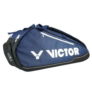 Victor Racketbag Doublethermobag 9115B (Schlägertasche, 2 Hauptfächer, Schuhfach) 2025 navyblau/schwarz