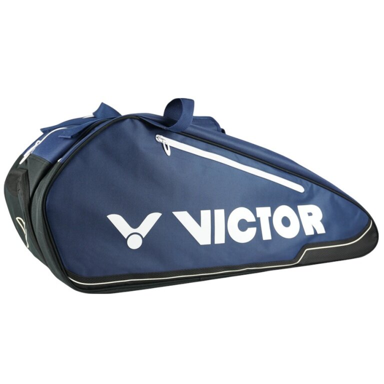 Victor Racketbag Multithermobag 9035B (Schlägertasche, 3 Hauptfächer, Schuhfach) 2025 navyblaublau/schwarz