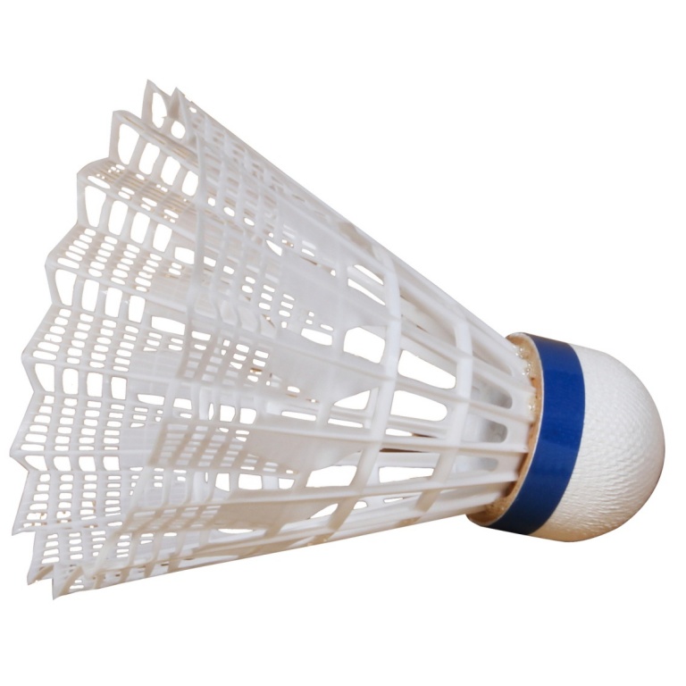 VICTOR Badmintonball Nylonshuttle 1000 langsam 6er Dose gelb Plastik Federball 