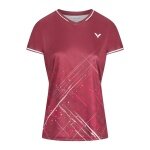 Victor Sport-Shirt T-64103 D (100% Polyester) bordeaux Damen