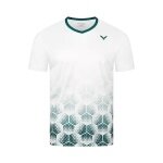 Victor Sport-Tshirt T-53103 A (100% Polyester) weiss/grün Jungen