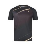 Victor Sport-Tshirt T-63102 C (100% Polyester) schwarz Jungen