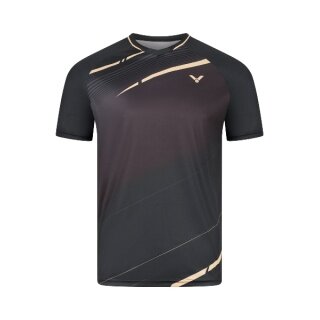 Victor Sport-Tshirt T-63102 C (100% Polyester) schwarz Herren