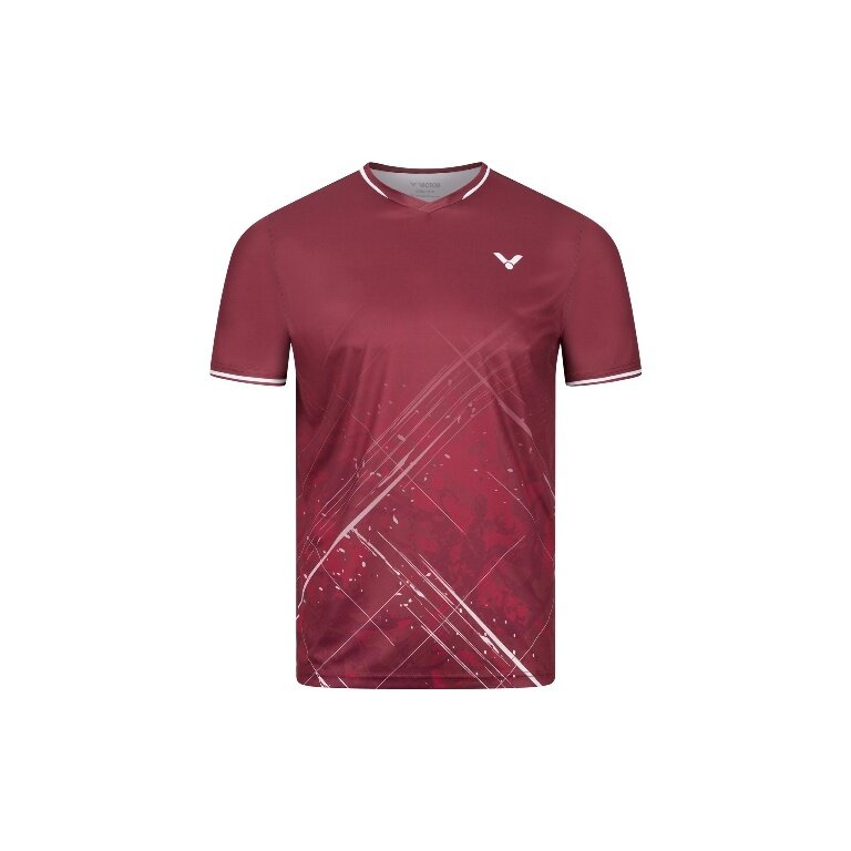 Victor Sport-Tshirt T-63103 D (100% Polyester) rot Jungen