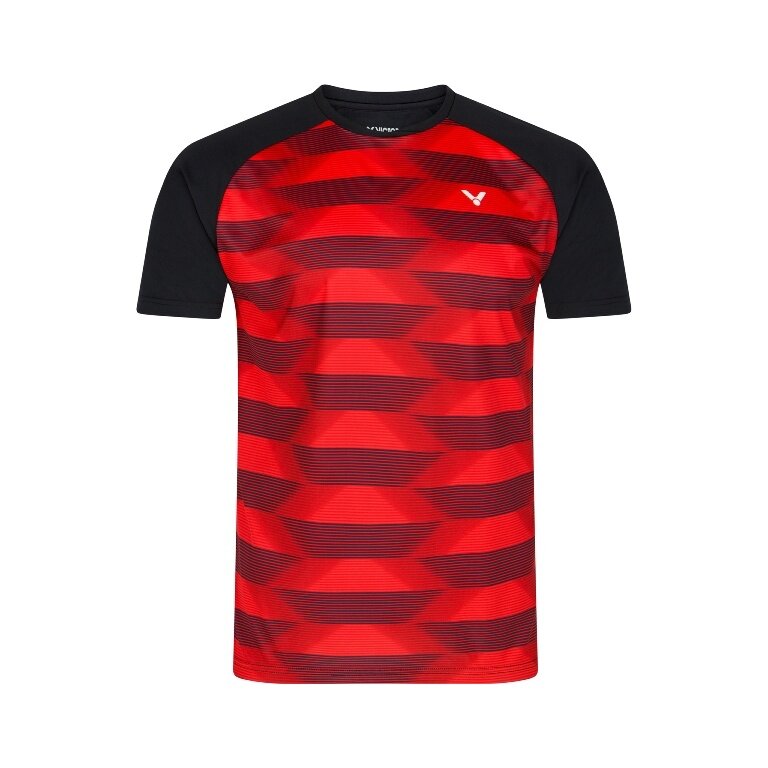 Victor Sport-Tshirt T-33102 CD Team Series schwarz/rot Jungen