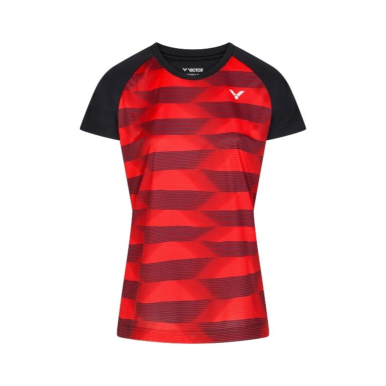 Victor Sport-Shirt T-34102 CD Team Series schwarz/rot Damen