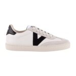victoria Sneaker Berlin Ciclista (Lederoptik/Velourleder) - weiss/schwarz