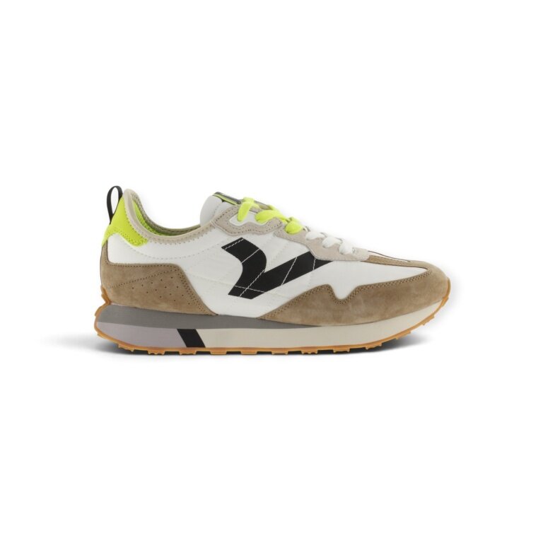 victoria Sneaker Bolt Sport (Nylon/Leder) - weiss/braun