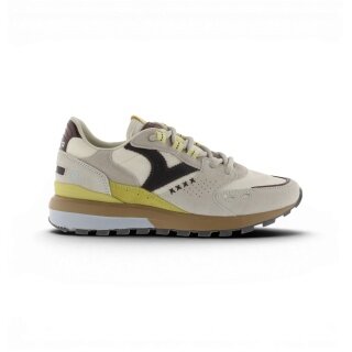 victoria Sneaker Luna (Nylon/Velourleder) - beige Damen