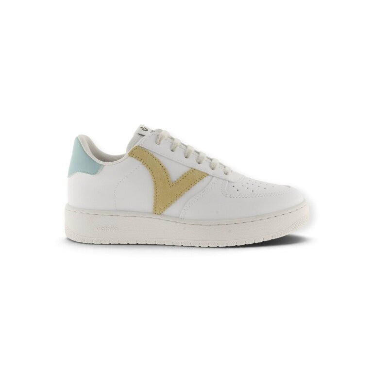 victoria Sneaker Madrid (Lederoptik/Farbe) - weiss/gelb