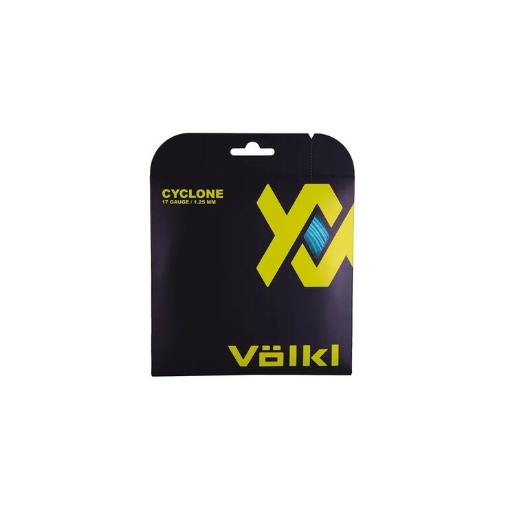 Völkl Tennissaite Cyclone (Haltbarkeit+Spin) neon blau 12m Set