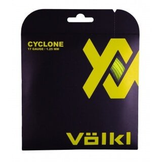 Völkl Tennissaite Cyclone (Haltbarkeit+Spin) gelb 12m Set