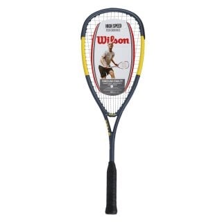 Wilson Squashschläger Hammer Lite (120g/kopflastig) grau/gelb - besaitet -