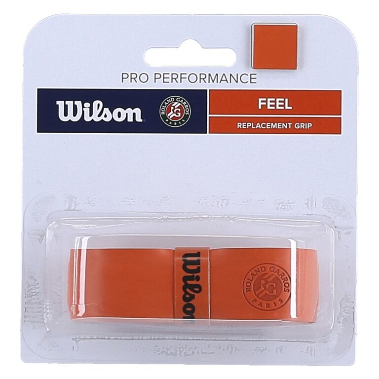 Wilson Basisband Roland Garros Performance Replacement 1.7mm orange/braun - 1 Stück