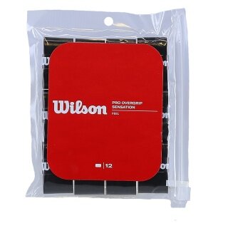 Wilson Overgrip Pro Sensation 0.4mm schwarz 12er