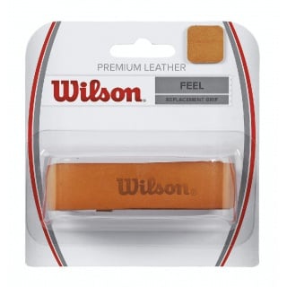 Wilson Basisband Leather Grip 1.6mm (glatt/direktes Griffgefühl) braun - 1 Stück