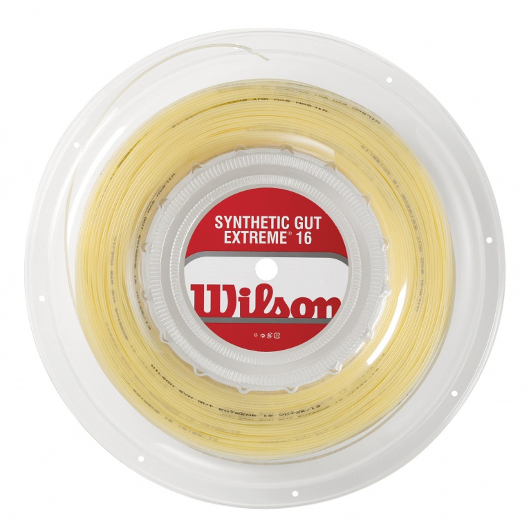Besaitung mit Tennissaite Wilson Synthetic Gut Extreme