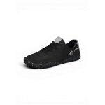 Waldläufer Barfussschuhe H-Boris Nubuk (anatomisch Zehenbox, flexible Sohle) schwarz Herren