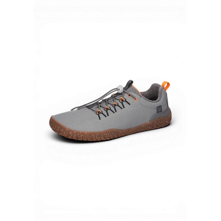 Waldläufer Barfussschuhe H-Boris Ripstop (anatomisch Zehenbox, flexible Sohle) dunkelgrau/braun Herren
