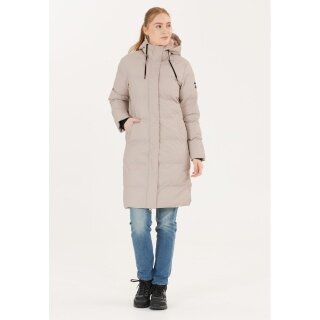 Weather Report Winter-Steppmantel Audrey Long Puffer Jacket W-Pro 5000 (wasserdicht, winddicht) beige Damen