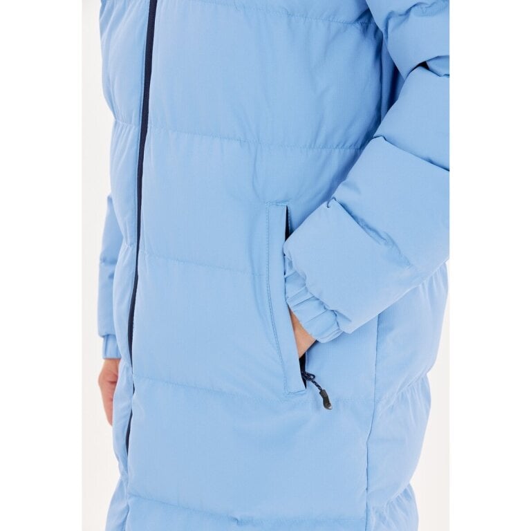 Whistler Winter-Steppmantel Abella Long bestellen online Damen Padded (Kapuze, warm, atmungsaktiv) hellblau