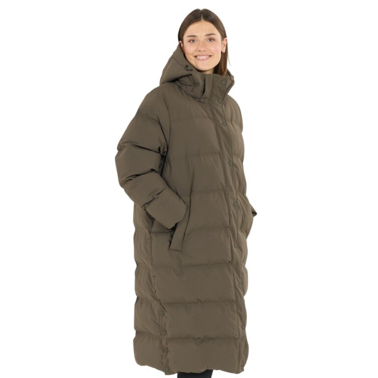 Whistler Wintermantel Adalee Long Puffer (warm, winddicht, atmungsaktiv) dunkelbraun Damen
