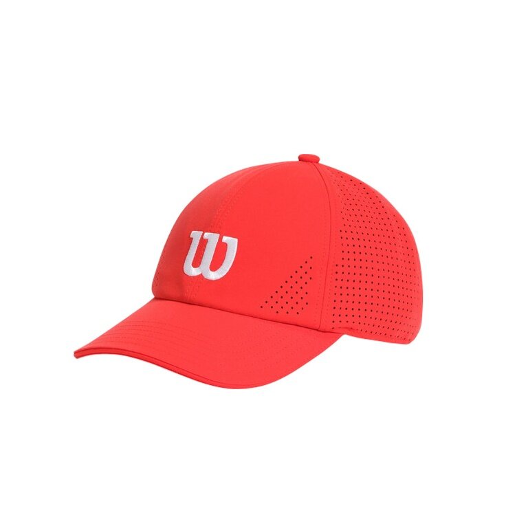 Wilson Basecap Active Perforated Classic (Tenniskappe) rot - 1 Stück
