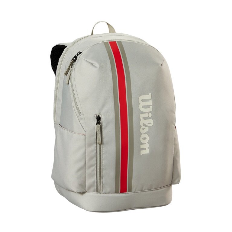 Wilson Tennis-Rucksack Team 2025 (Schlägerfach) grau