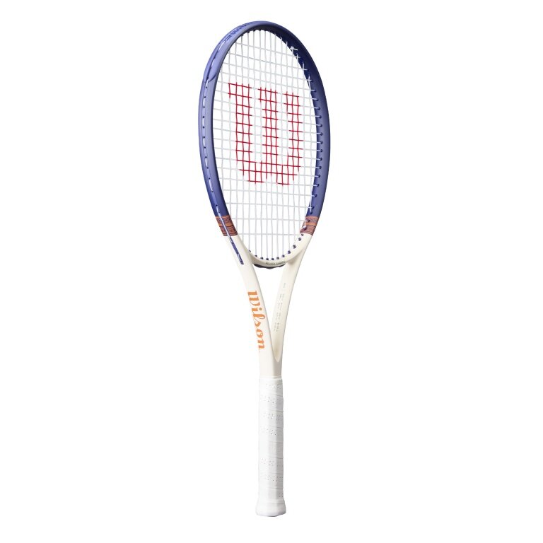 Wilson Tennisschläger Roland Garros Triumph 105in/298g/Freizeit 2026 navyblau/beige - besaitet -