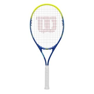 Wilson Tennisschläger Impact 112in/277g/Freizeit 2026 blau/gelb - besaitet -