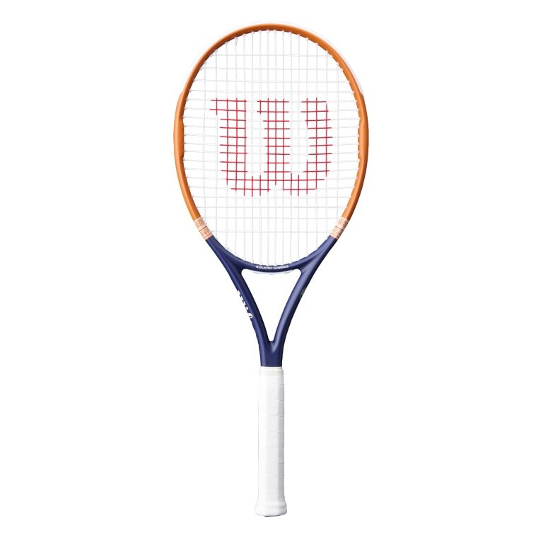 Wilson Tennisschläger Roland Garros Equipe HP 100in/286g/Allround 2026 bronzebraun/navyblau - besaitet -