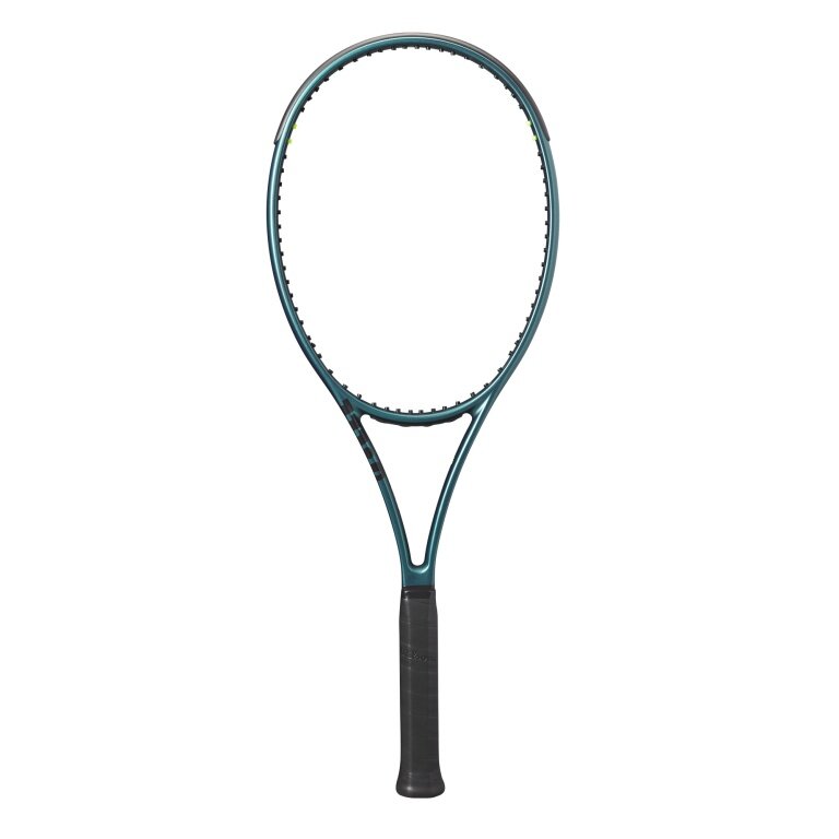 Wilson Tennisschläger Blade 98 16x19 v9 98in/305g 2024 emeraldgrün - unbesaitet -
