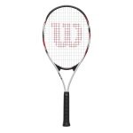 Wilson Tennisschläger Fusion XL 112in/274g/Freizeit weiss/schwarz/rot - besaitet -