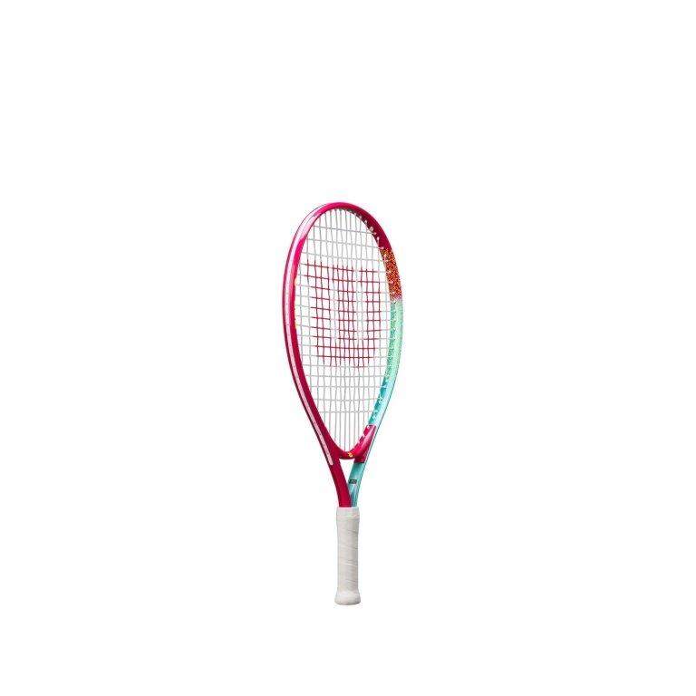 Wilson Kinder-Tennisschläger Intrigue 21in (4-7 Jahre) 2025 pink/blau - besaitet - Mädchen