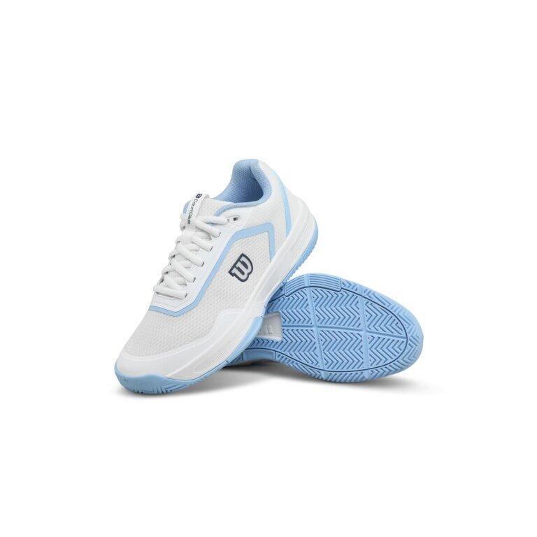 Wilson Tennisschuhe Courtglide Allcourt (Stabilität) weiss/blau Damen