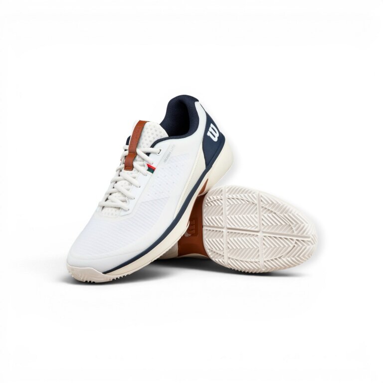 Wilson Tennisschuhe Rush Lite 5.0 Clay/Sandplatz weiss/navyblau Herren