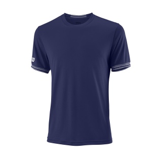 Wilson Tennis-Tshirt Team Solid dunkelblau Herren