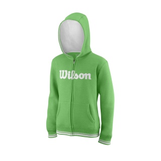 Wilson Hoodie Team Full Zip grün Kinder