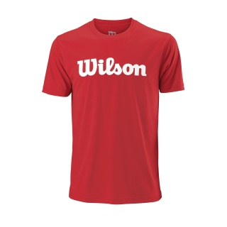 Wilson Tshirt Team Logo rot/weiss Herren