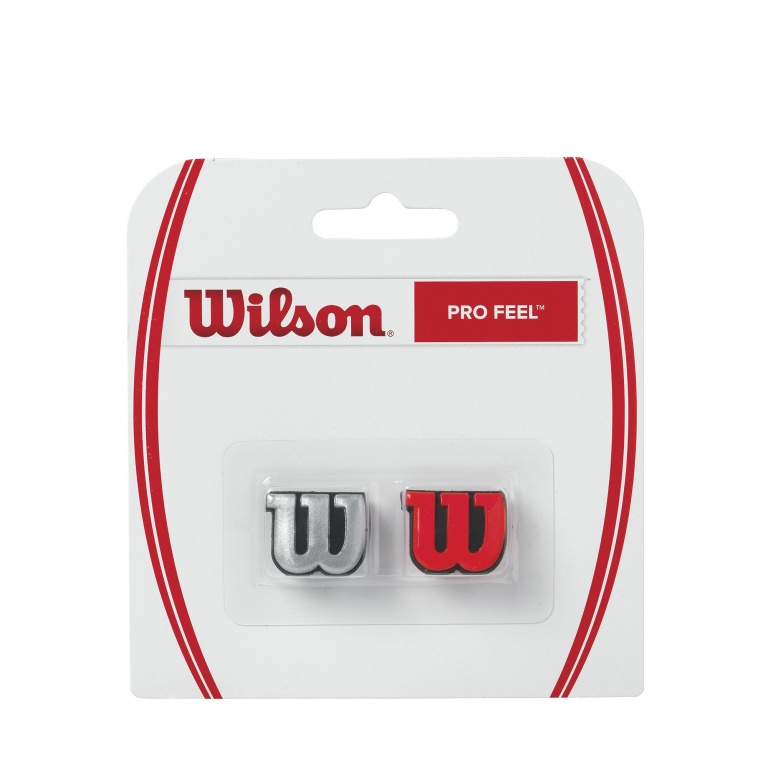 Wilson Schwingungsdämpfer Pro Feel silber/rot 2er