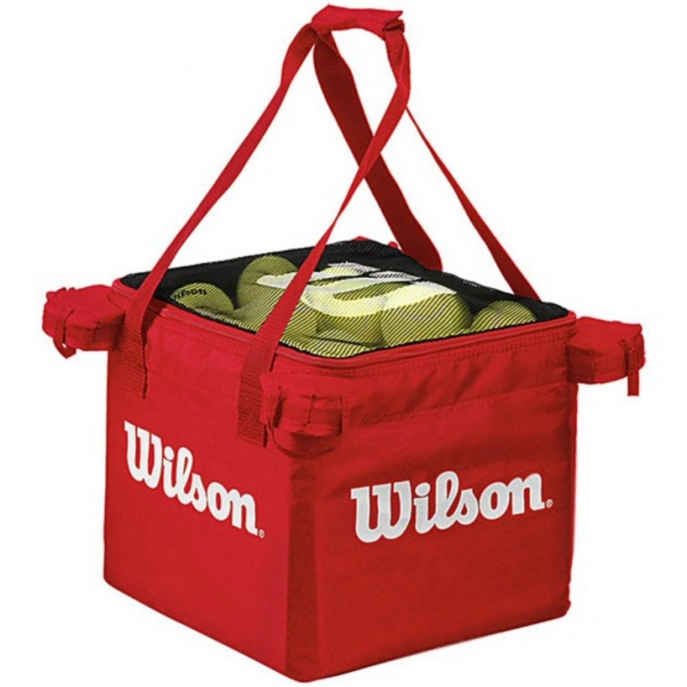 Wilson Balltasche (150 Bälle) rot
